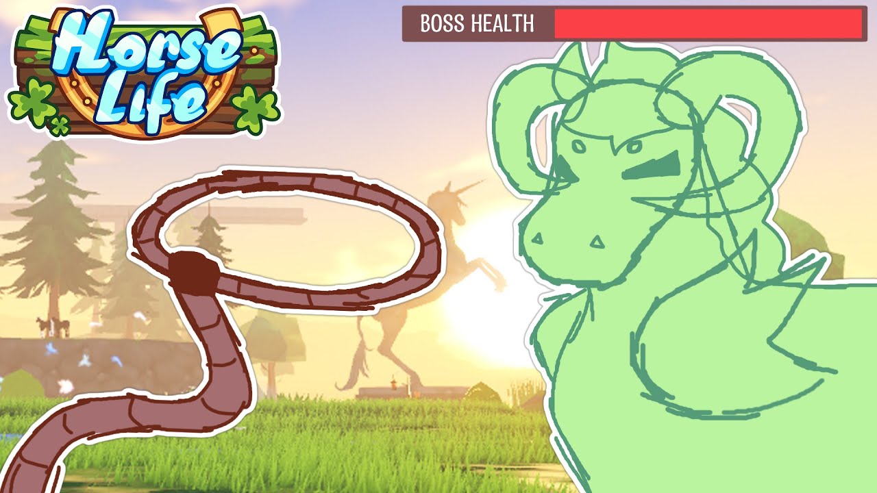 Fighting The NEW BOSS BATTLE in HORSE LIFE on ROBLOX