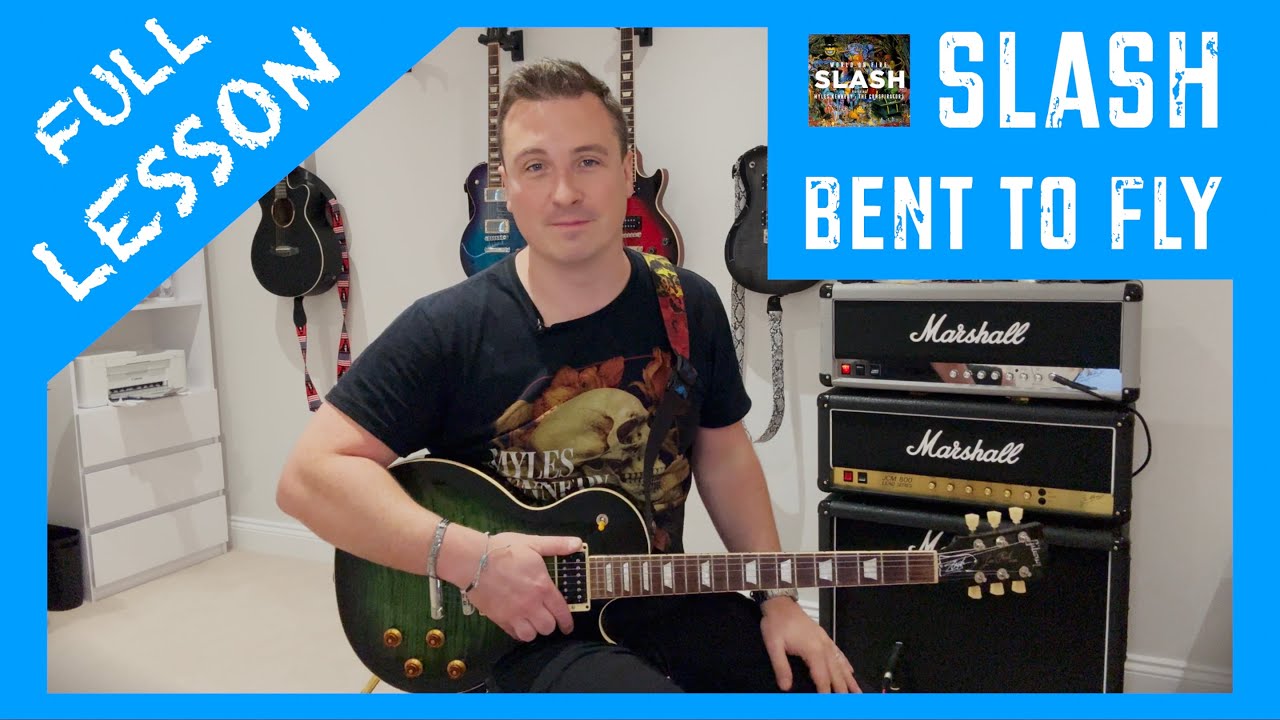 How to REALLY Play: Slash 🎩 Bent To Fly ➣ (4K Full Guitar Lesson + Tab)