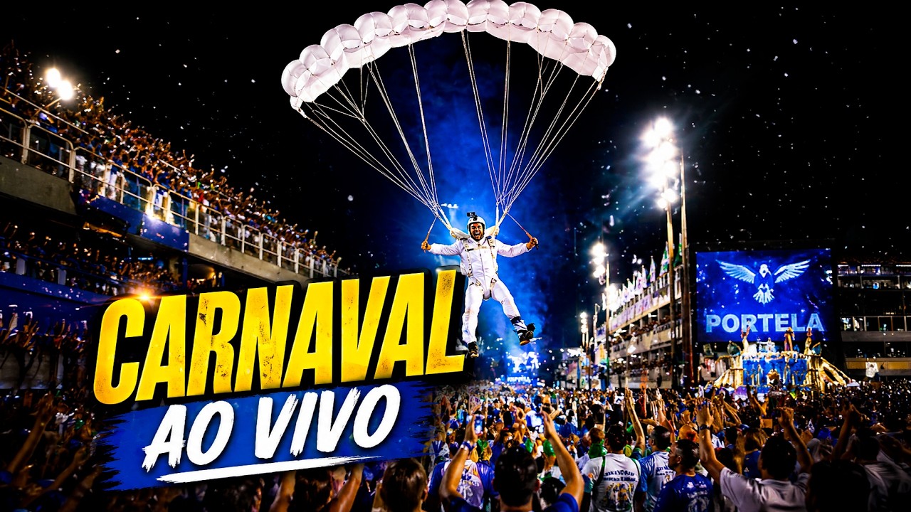 Portela 2016 - Paraquedismo na Sapucaí