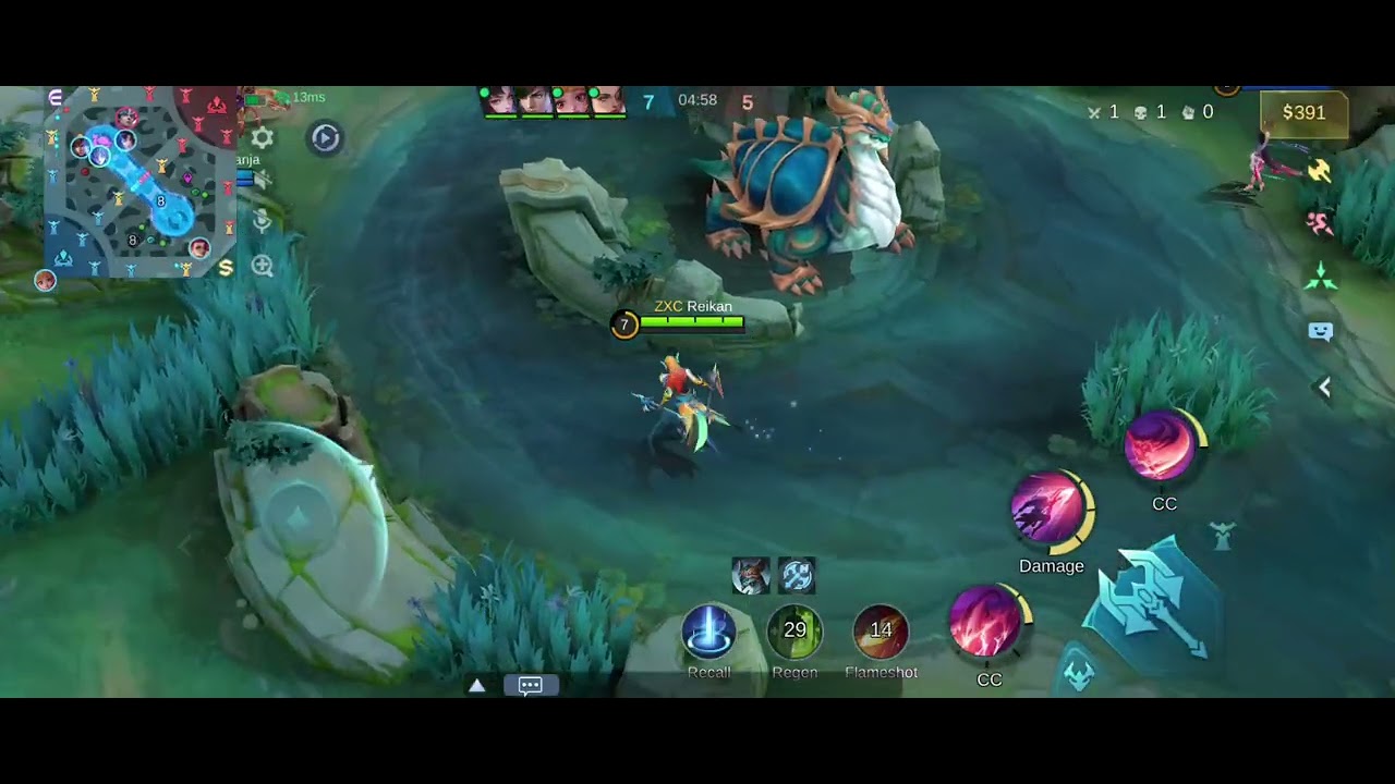 Arlott Flameshot agak oleng tapi masih bisa zoning-zoning sama Counter Cutlane ya guys 😬