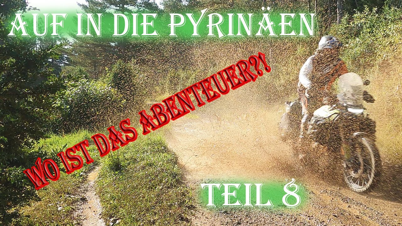 Teil 8, der ACT Pyrenäen, eine Tour bei 40 grad Hitze mit F900GS und 1200GS auf Schotter