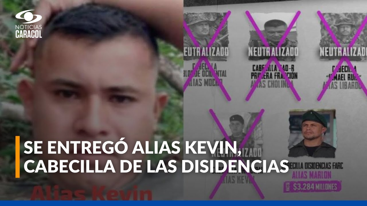 Alias Kevin, máximo cabecilla de la estructura Carlos Patiño, se entregó al Ejército Nacional