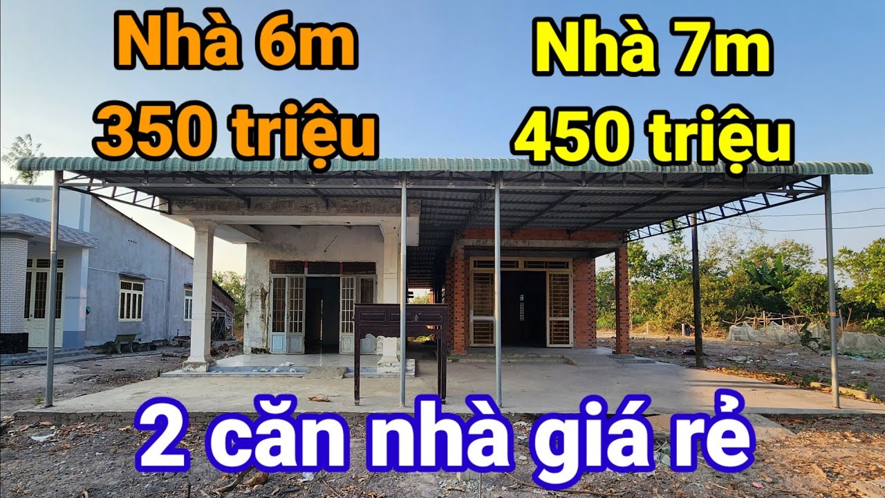 Bán nhà đất giả rẻ Châu Thành Tây Ninh chỉ từ 350 triệu đến 450 triệu | Hoàng Minh BĐS