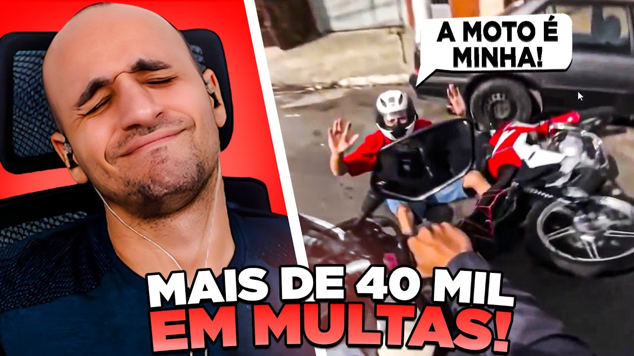 TENTOU FUGIR E TOMOU 40MIL EM MULTAS