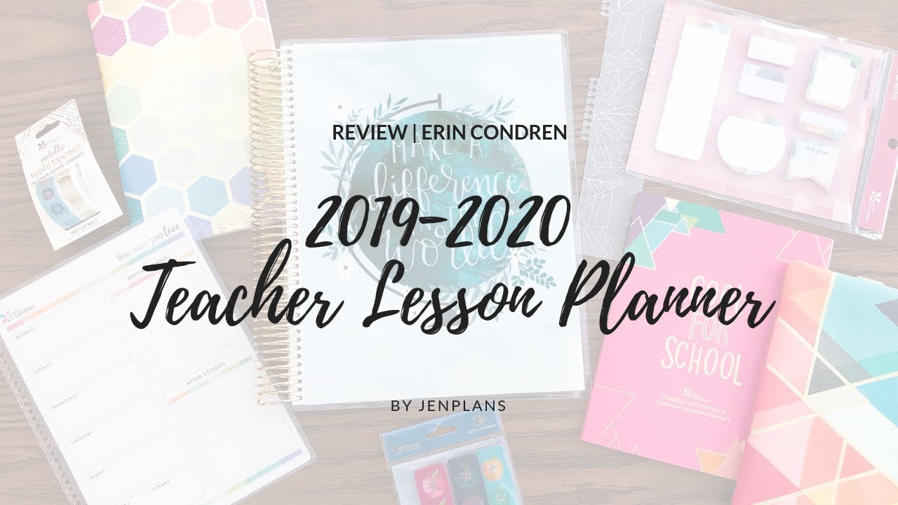 REVIEW | Erin Condren 2019-2020 Teacher Lesson Planner - Ideas for Non-Teachers