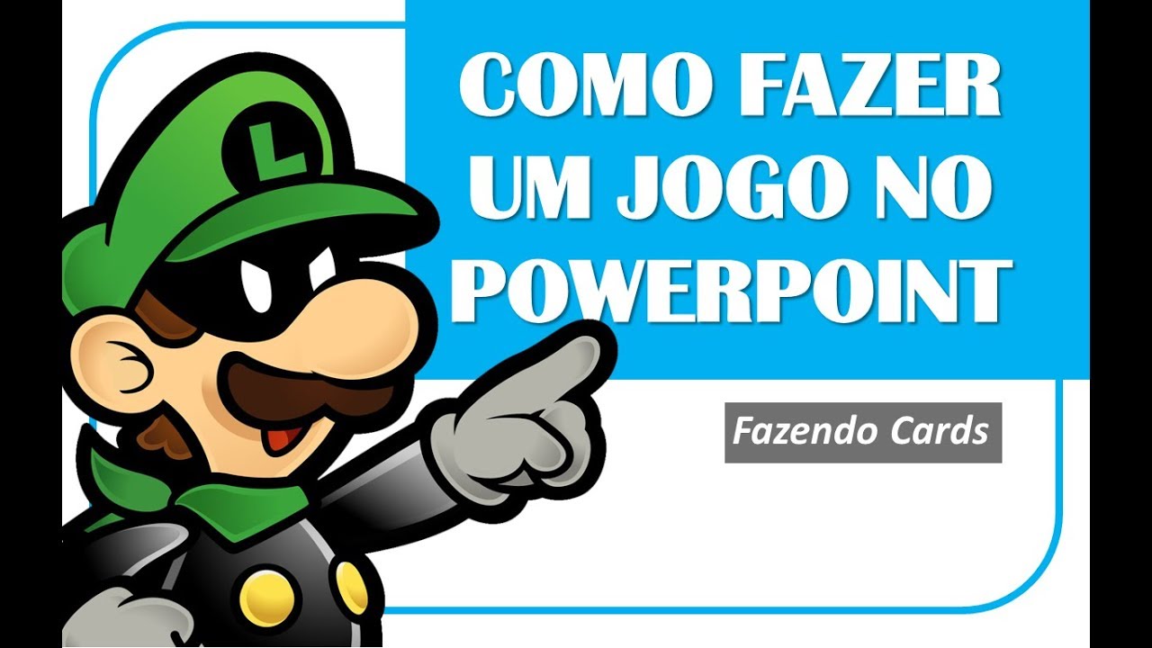Como fazer Um Jogo no PowerPoint VÍDEO OFICIAL