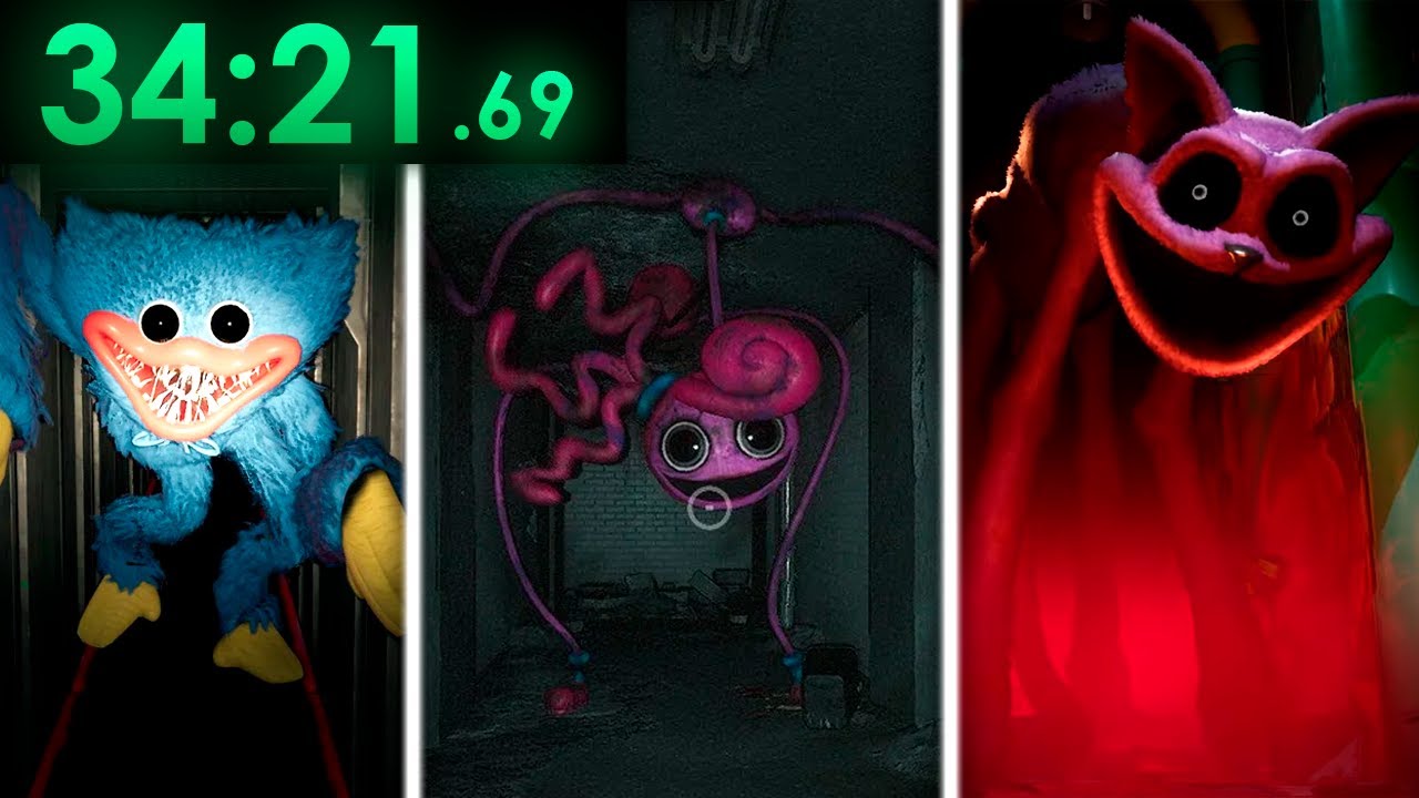 Fazendo a Speedrun de Poppy Playtime - Capítulos 1, 2 e 3