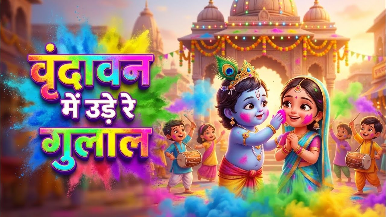Holi Special Bhajan ~ वृंदावन में उड़े रे गुलाल ~ Vrandavan Me Ude Re Gulal | Krishna Holi Bhajan