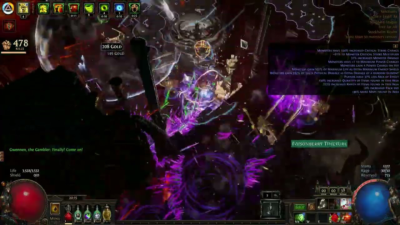 Path of Exile 3.27 - Phys to cold convert Tornado Shot deadeye T17