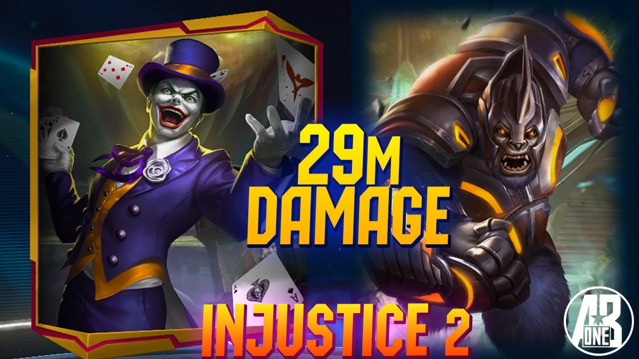 INJUSTICE 2 MOBILE. ДЖОКЕР ПОСЛЕДНИЙ СМЕШОК ПРОТИВ БОСС ГОРИЛЛА ГРОДД.