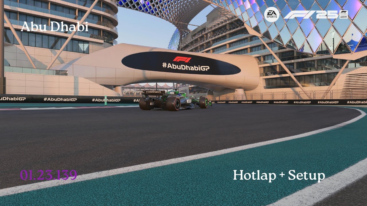 F1 25 Abu Dhabi Race Setup + Hotlap/Track Guide [DE]