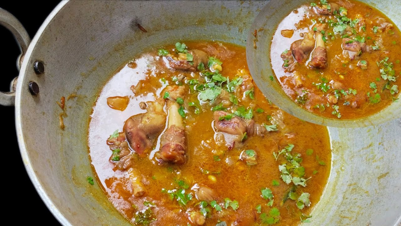 Paya Recipe without curd & Tomato | Motton paya | Motton paya ka saln recipe | pay yakni recipe 