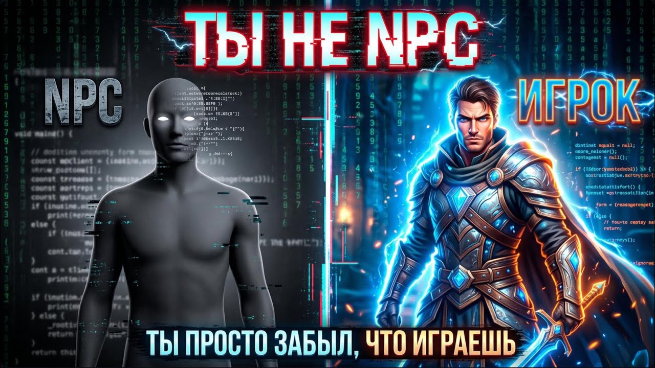 Ты Не NPC. Ты Просто Забыл, Что Играешь.