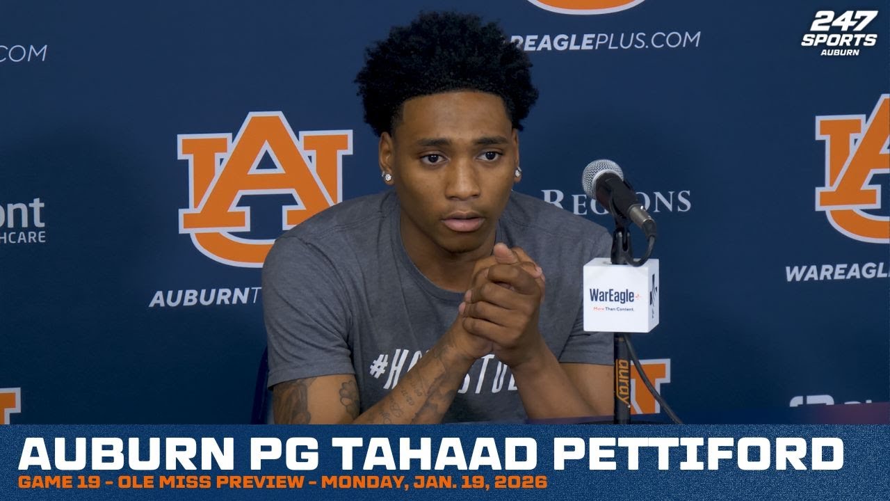 Auburn PG Tahaad Pettiford - Ole Miss Preview