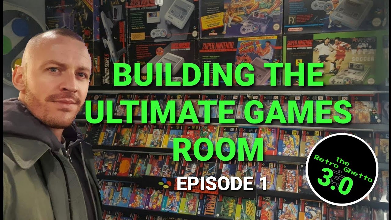 Building The Ultimate Games Room /   Man Cave.... Episode 1