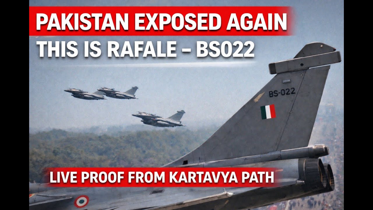 Pakistan’s Rafale Narrative Ends at Kartavya Path| Sindoor Formation Exposes the BS022 Claim | IAF