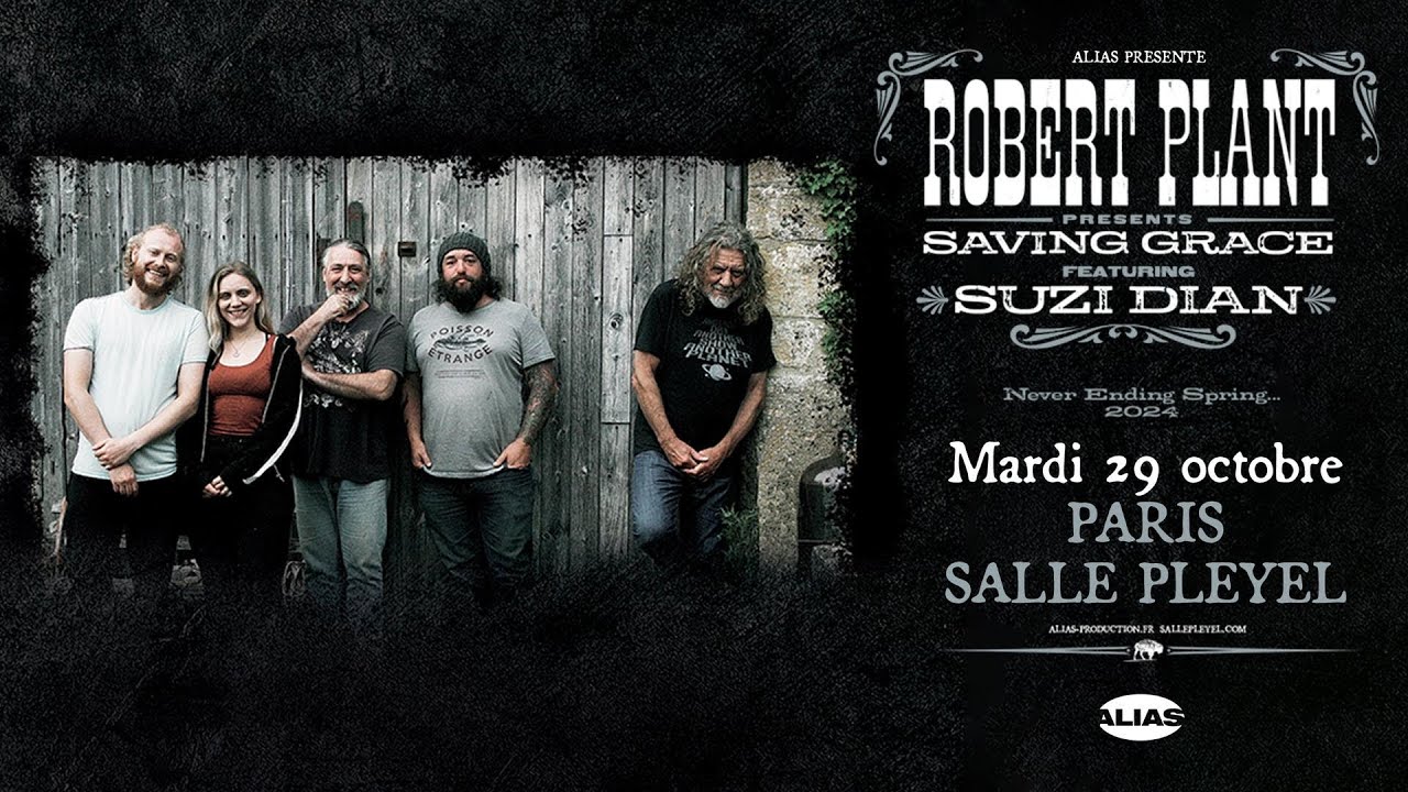 Robert Plant presents Saving Grace Paris Salle Pleyel 29-10-2024 Full concert!