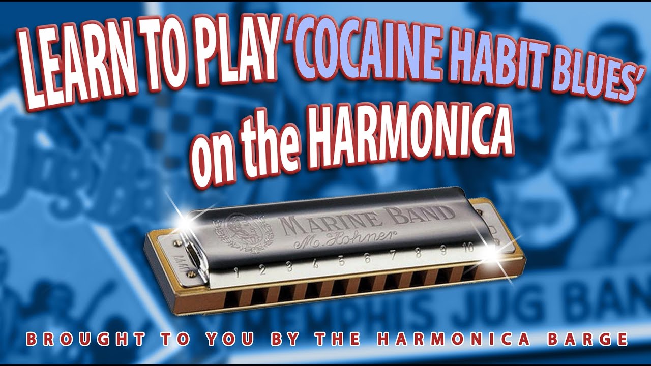 Learn to play the Jug Band/ Pre-War Blues song 'Cocaine Habit Blues' (C Harp)
