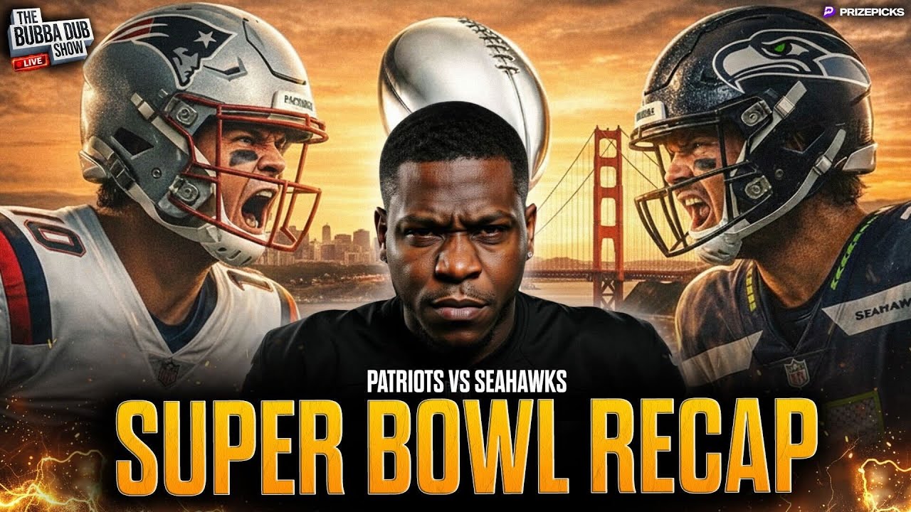 Bubba Dub Reacts - SEAHAWKS WIN SUPER BOWL LX! 🏆 29–13 DOMINATION! 