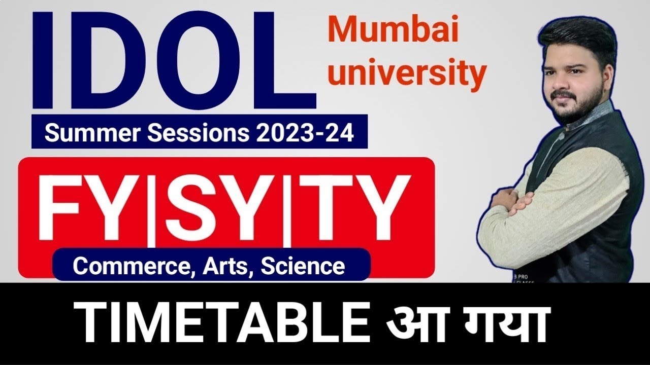 IDOL Exam Timetable Released  2024 Summer Sessions ||  How to Download Idol Exam timetable ||
