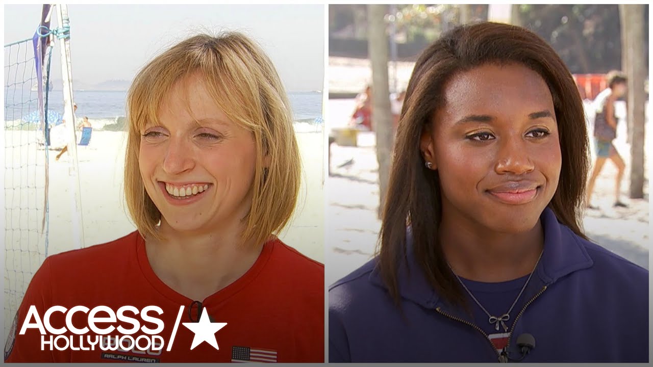 Olympians Katie Ledecky & Simone Manuel's Bond Beyond The Pool | Access Hollywood