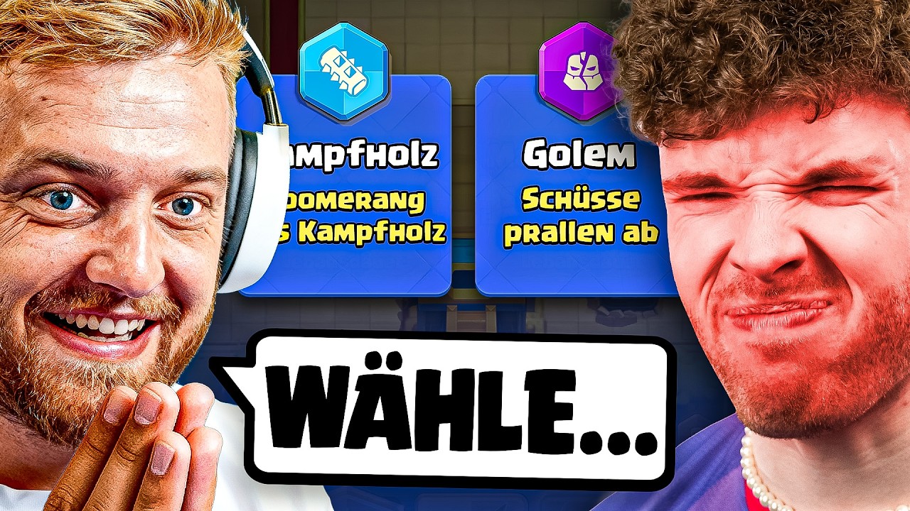 😱🤯BIGSPIN vs. TRYMACS vs. CHEFSTROBEL - CHAOS DUELL ESKALIERT! | Clash Royale Deutsch