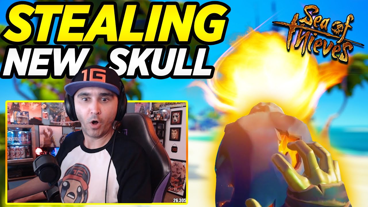 Summit STEALS new FIRE SKULL & Sinks a Ship TWICE!! - Sea of Thieves