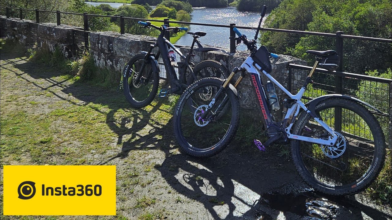 Kielder Lakeside Way - Full Real Time Loop | Mondraker Dusk SE & Cube Stereo 160 | Insta 360