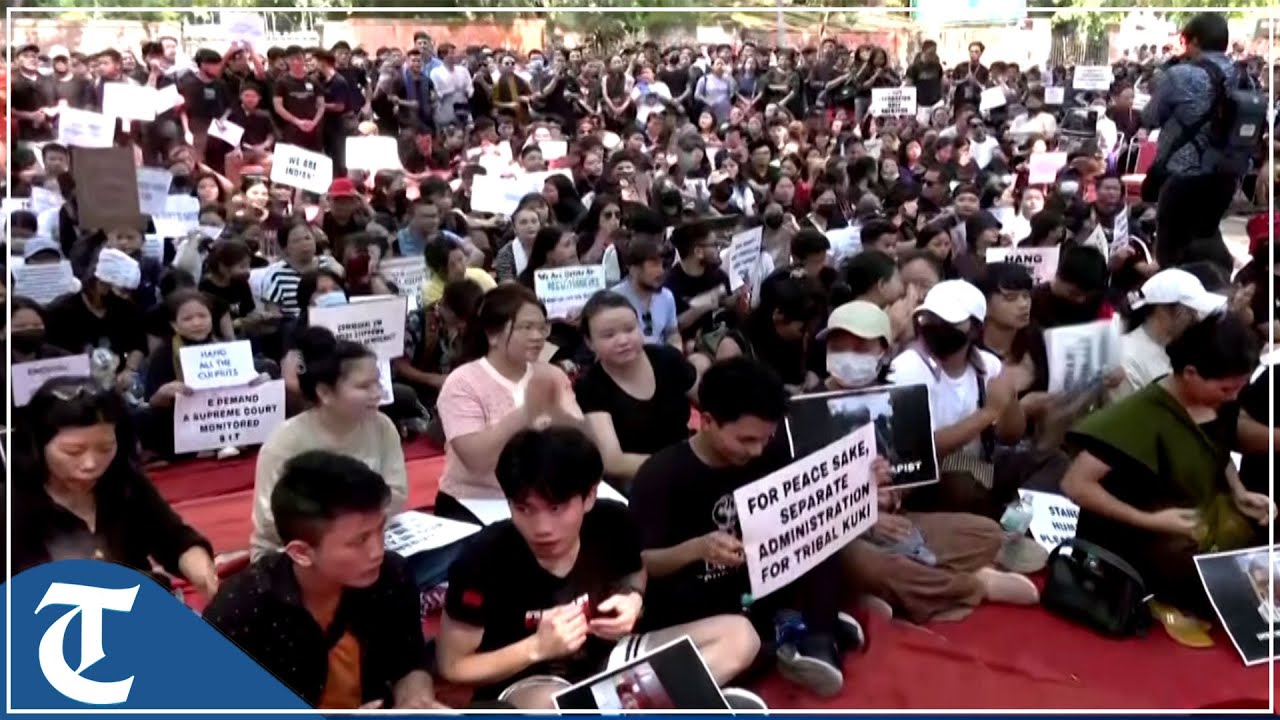 Manipur incident: UNAU Students Forum organises protest at Jantar Mantar in Delhi over viral video