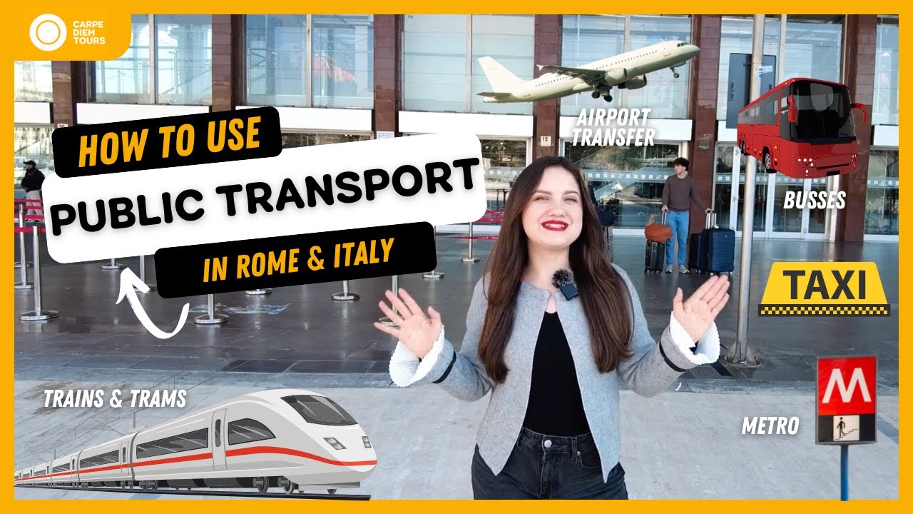 ALL YOU NEED TO KNOW about using PUBLIC TRANSPORT in ROME & ITALY
