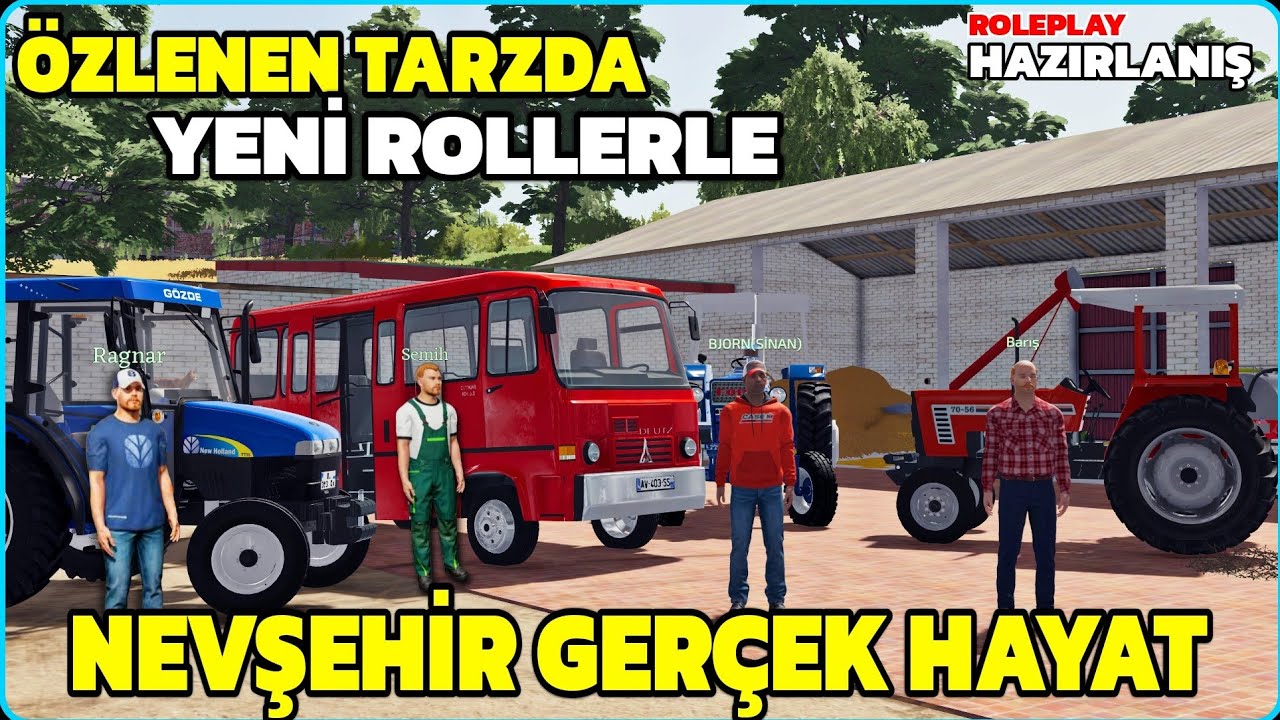 İLK KEZ SERGİLEYECEĞİMİZ SENARYOLARIN VE YENİ MODLARIN OLDUĞU MECAREYA BAŞLIYORUZ | FS22 | ROLEPLAY
