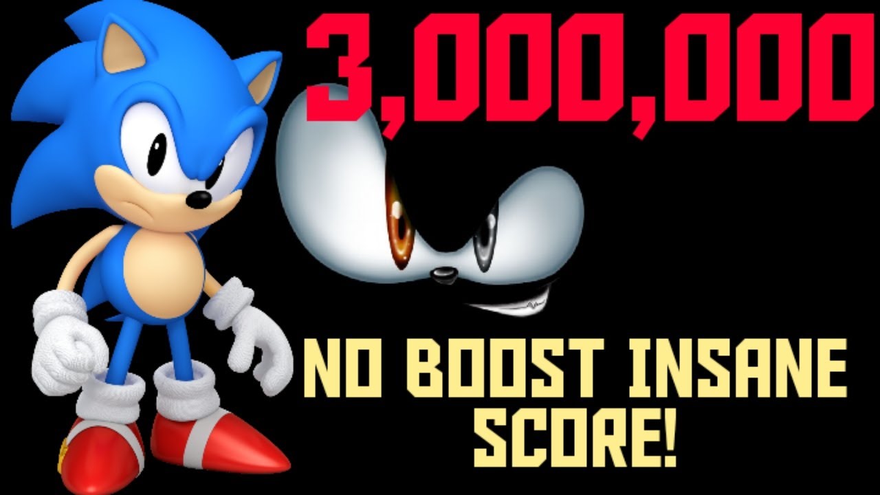 SONIC DASH| IT'S FUNNY I FAILED TO NAIL TWO BOSSES WITHOUT BOOST AND STILL MADE AN INSANE HIGH SCORE