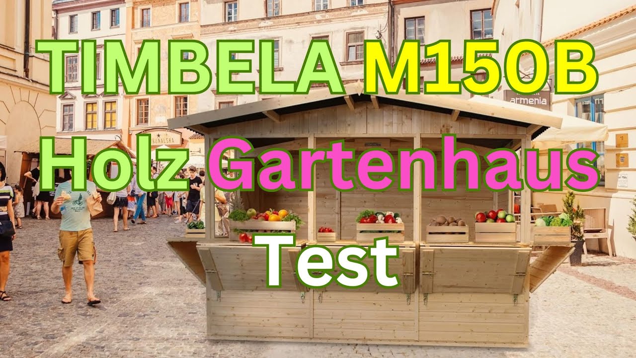 TIMBELA M150B Holz Gartenhaus Test