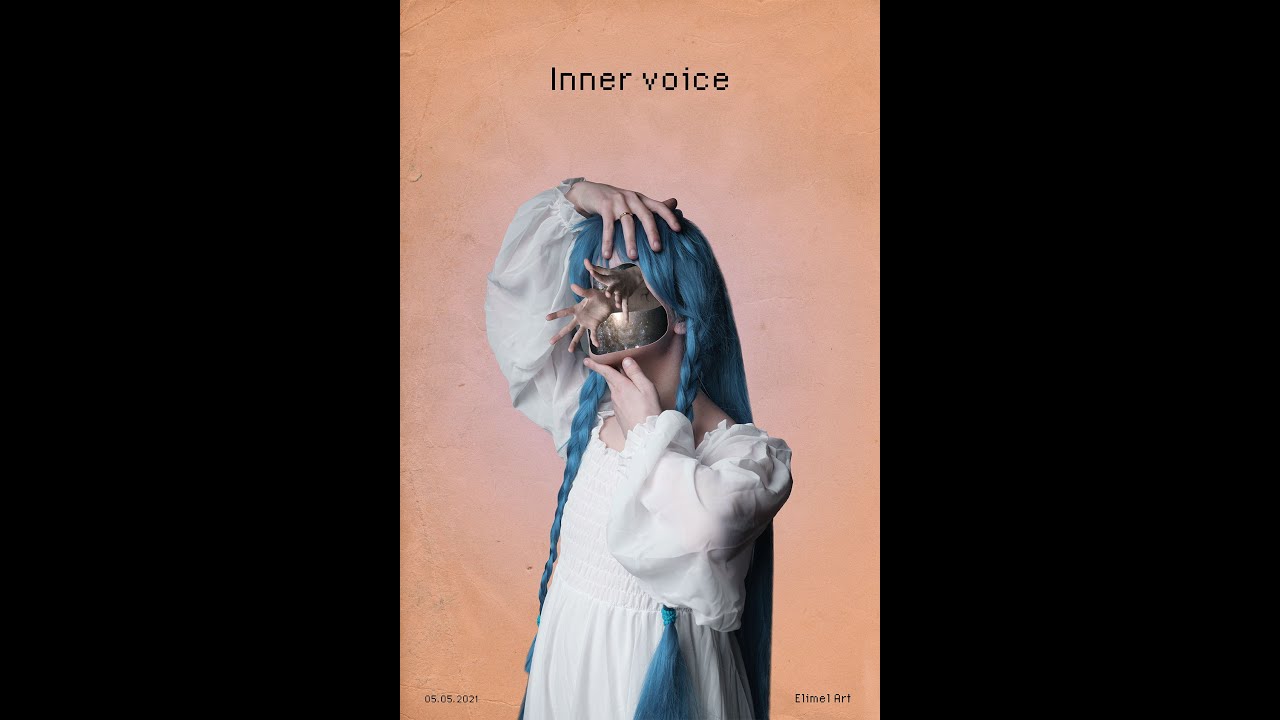 Inner voice creation process photoshop speed art