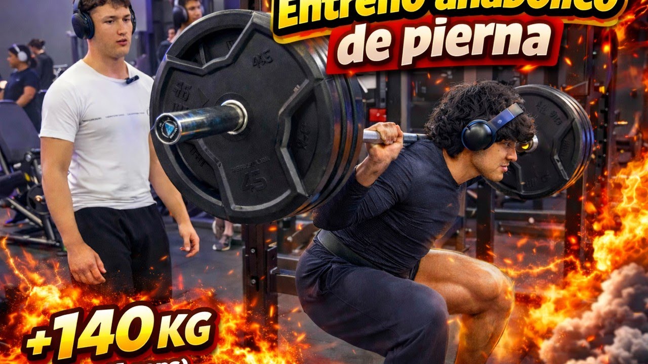 Entreno ANABÓLICO de Pierna 🍗🔥 | Testo-Gang💉