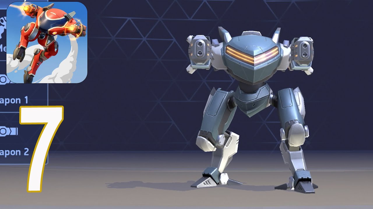 Mech Arena: Robot Showdown - Gameplay Walkthrough part 7 - My New Mech Shadow ​Crazy!(iOS, Android)