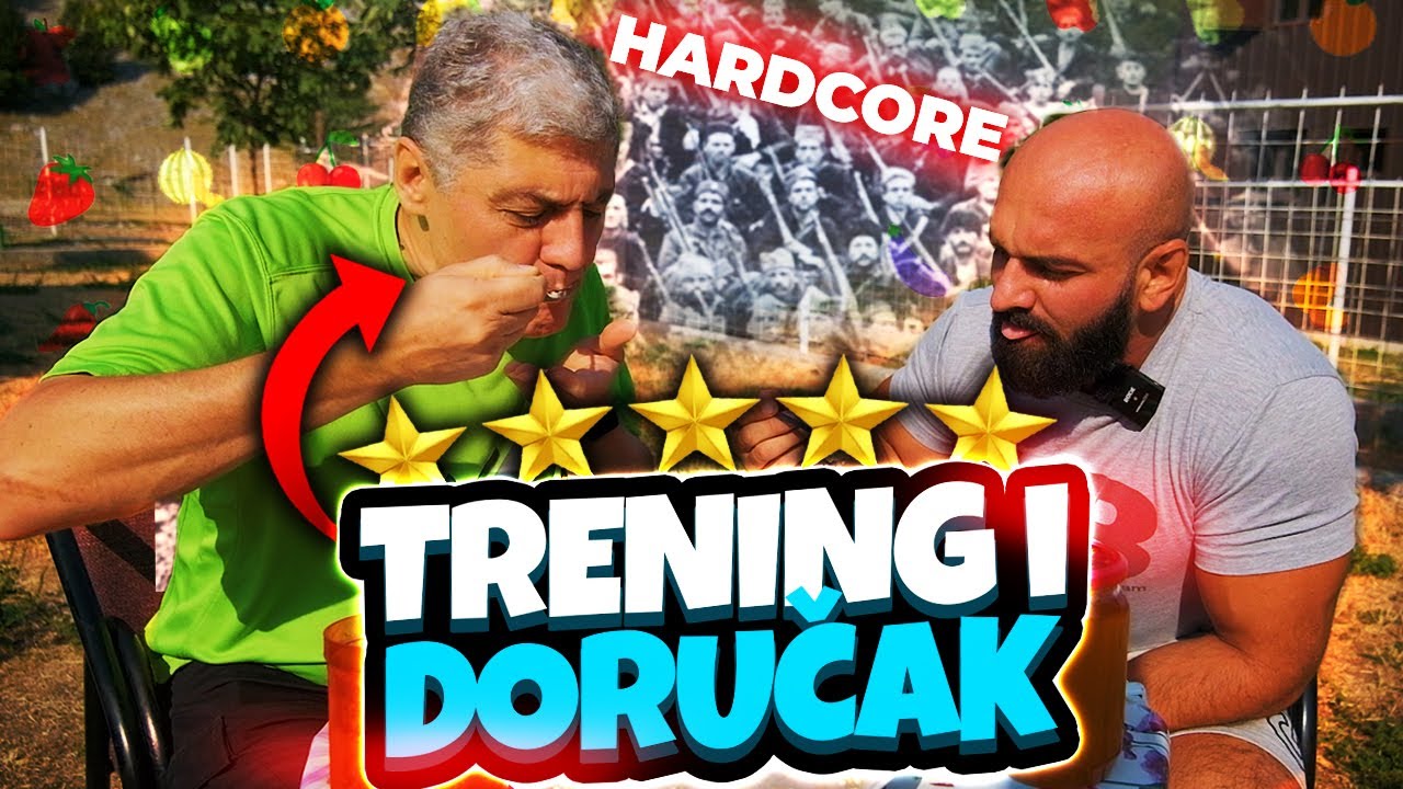 Miroljub i Lepomir na Hardcore TRENINGU i DORUČKU