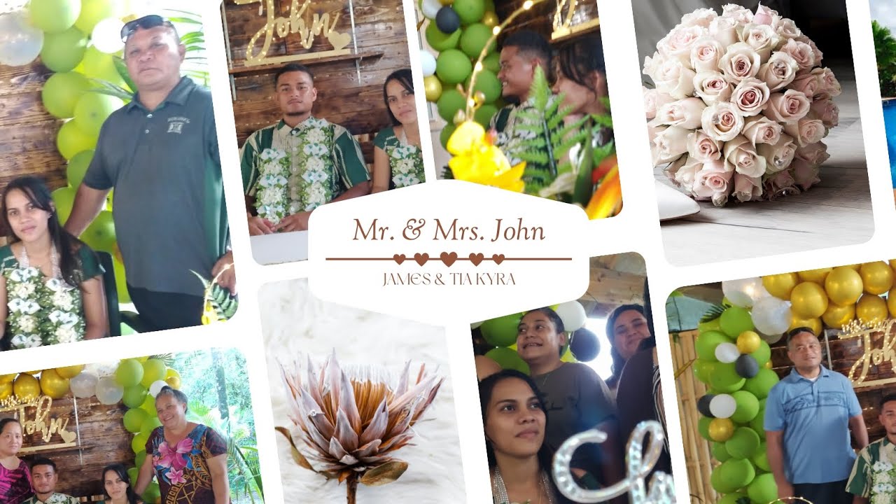 Mr. & Mrs. James John | Wedding | Air On Kosrae 🌿