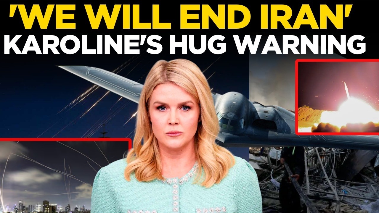 Breaking News LIVE: 'We Will End Iran', Karoline Drops Huge Bombshell | US-IRAN War LIVE | Trump
