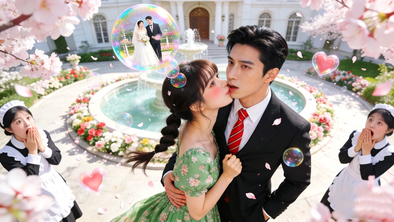 Gadis punya kemampuan lihat masa depan, lalu cium suaminya nanti—CEO yang diam suka dia 3 tahun!