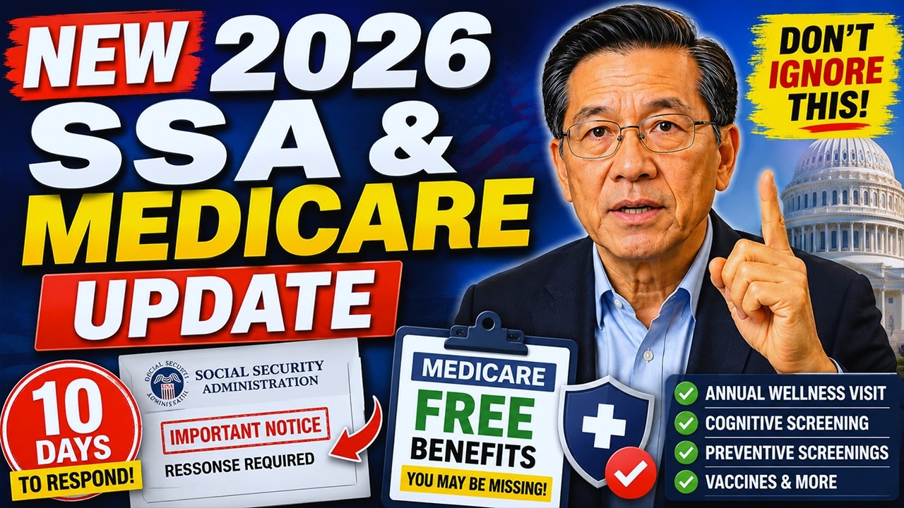 NEW 2026 SSA & MEDICARE UPDATE: Don't Ignore This Letter and Free Benefits You May Be Missing