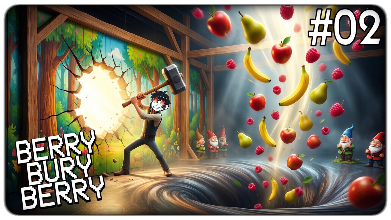 SFONDIAMO NUOVE PARETI E SCOPRIAMO NUOVI SEGRETI MENTRE IL BUCO SI ALLARGA | Berry Bury Berry ep.02