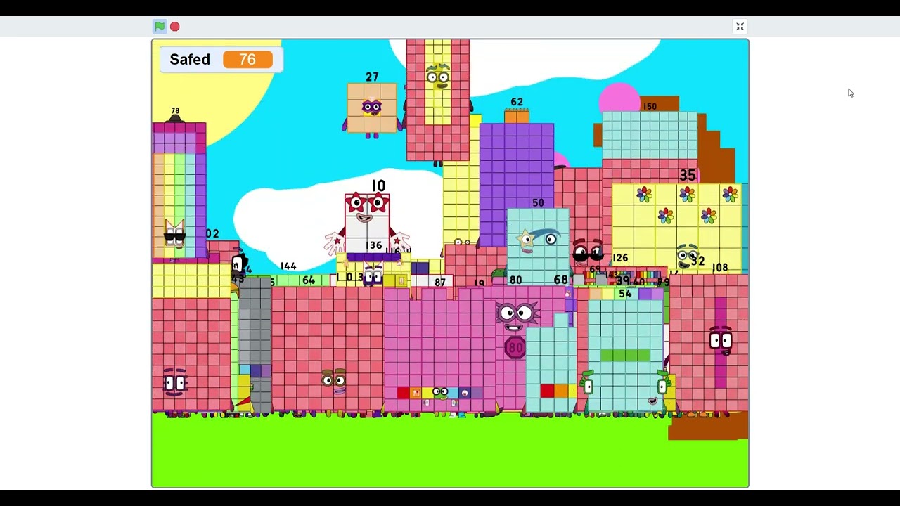 The numberblocks game 0-150