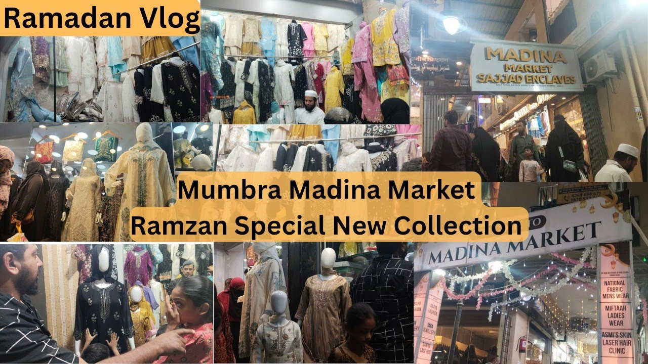 Mumbra Madina Market 🛍️| Ramzan Eid New Dress Collection 👗| Explore to Madina Market Gulab Park 