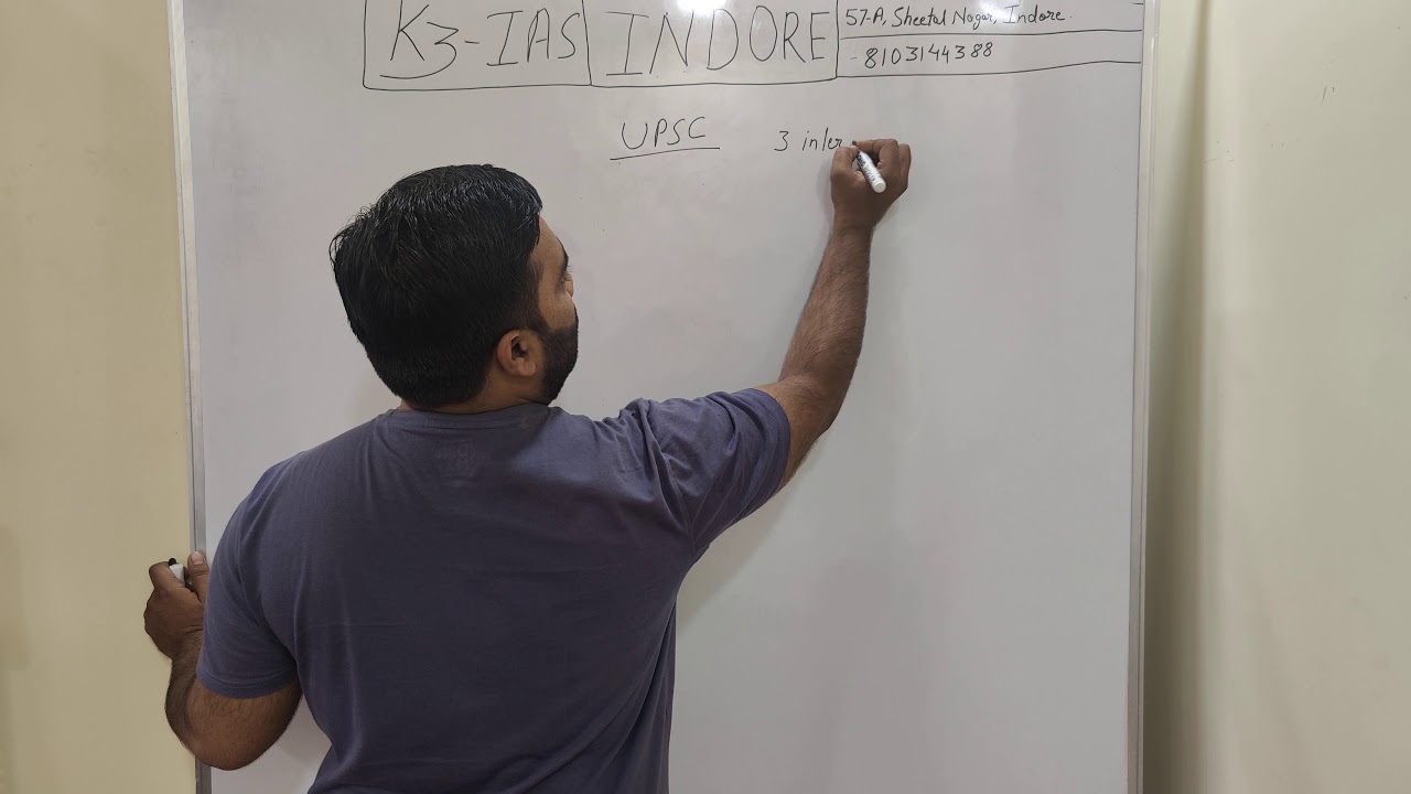 K3 IAS | Kinchit Sir Introduction | Indore | UPSC/MPPSC #K3IAS