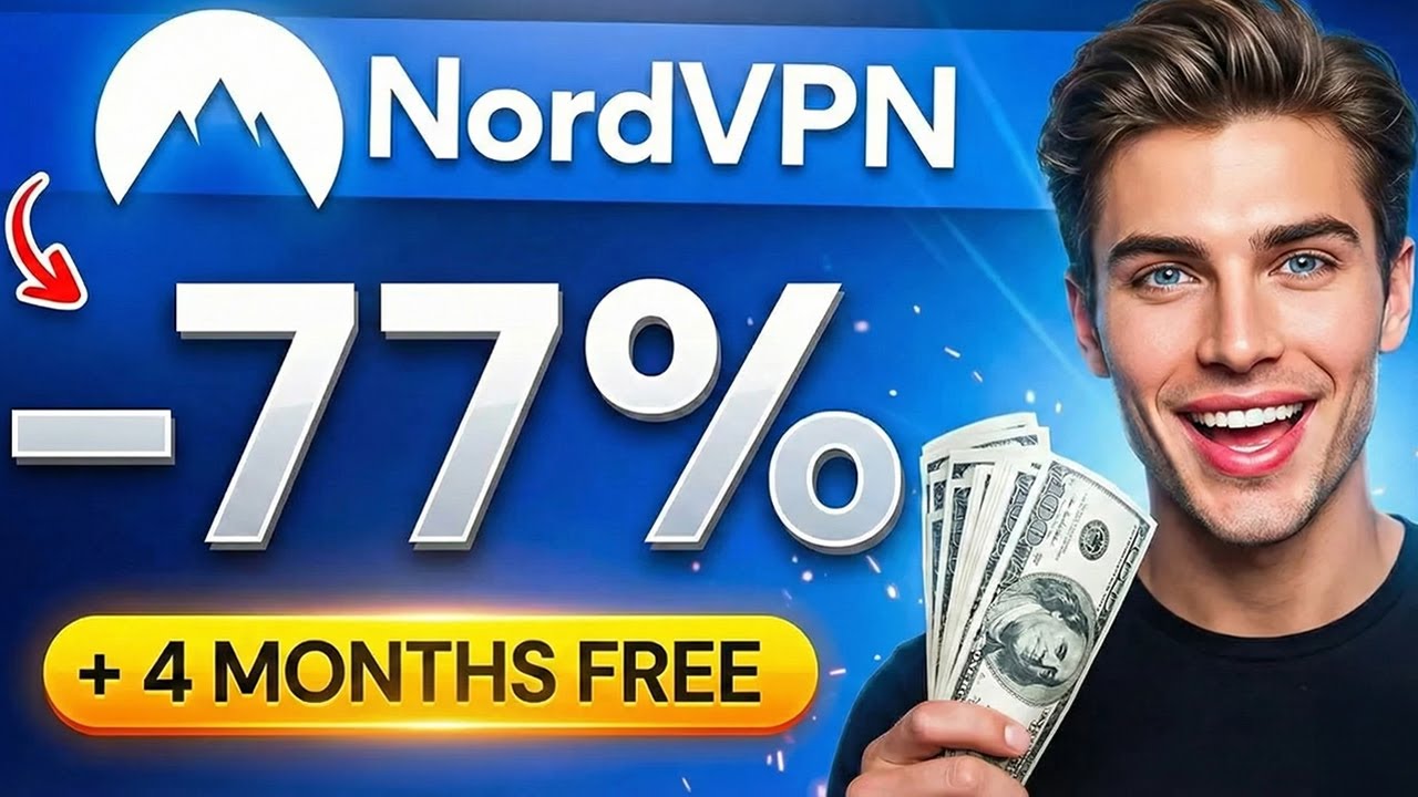 NordVPN Coupon Code 2026 ✅ Get 77% Discount + 4 FREE VPN Months!