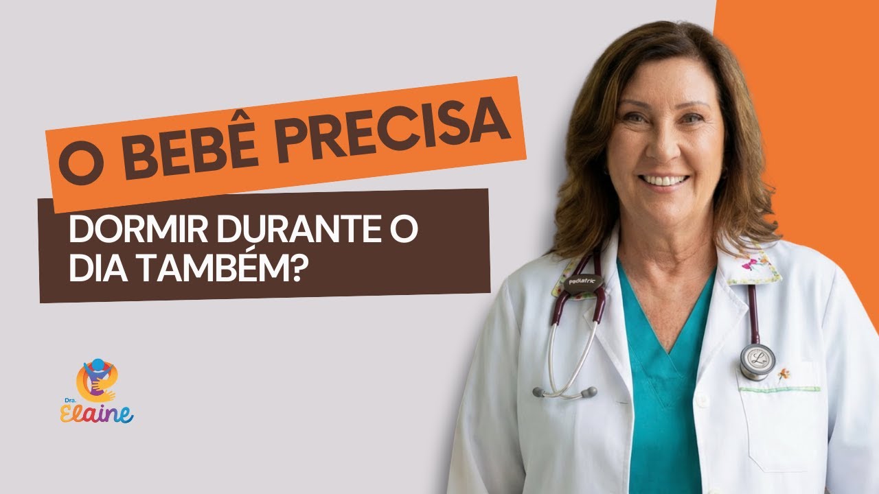 O bebê precisa dormir durante o dia também?