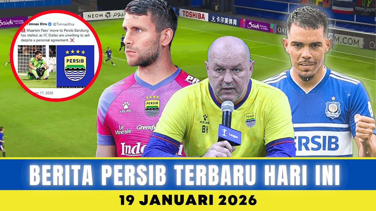 UPDATE TRANSFER PERSIB: Lucas Cardoso Datang, Maarten Paes Klarifikasi! Persib Siap Guncang Asia!