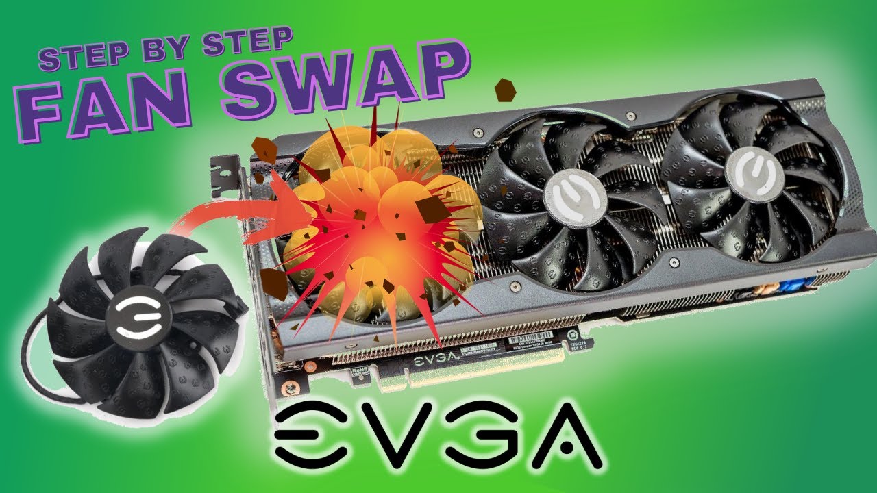 Как починить сломанные вентиляторы на видеокарте EVGA XC3 за 10 минут