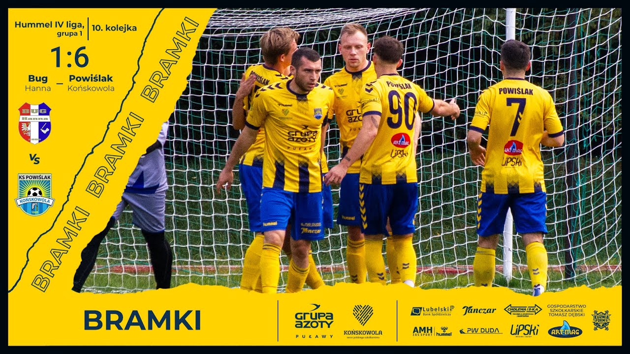 Bug Hanna – Powiślak Końskowola 1:6 (bramki) | Sezon 2022/2023
